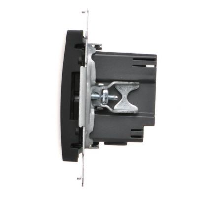 SIMON 54 Ładowarka USB C+A 30W 230V czarny mat DEC2CAQ.01/49 (DEC2CAQ.01/49)